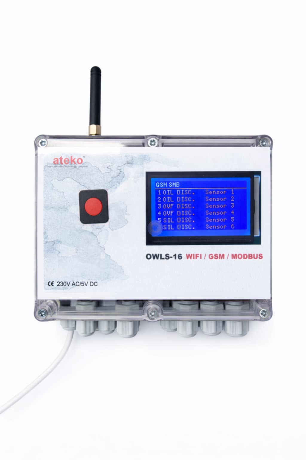 Universalus signalų surinkimo ir perdavimo valdiklis OWLS-16